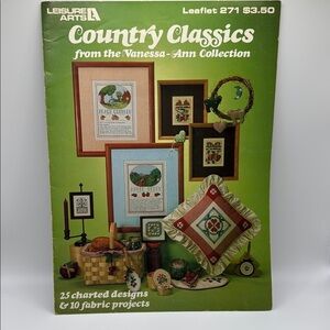 Leisure Arts Counted Cross Stitch Country Classics Leaflet #271